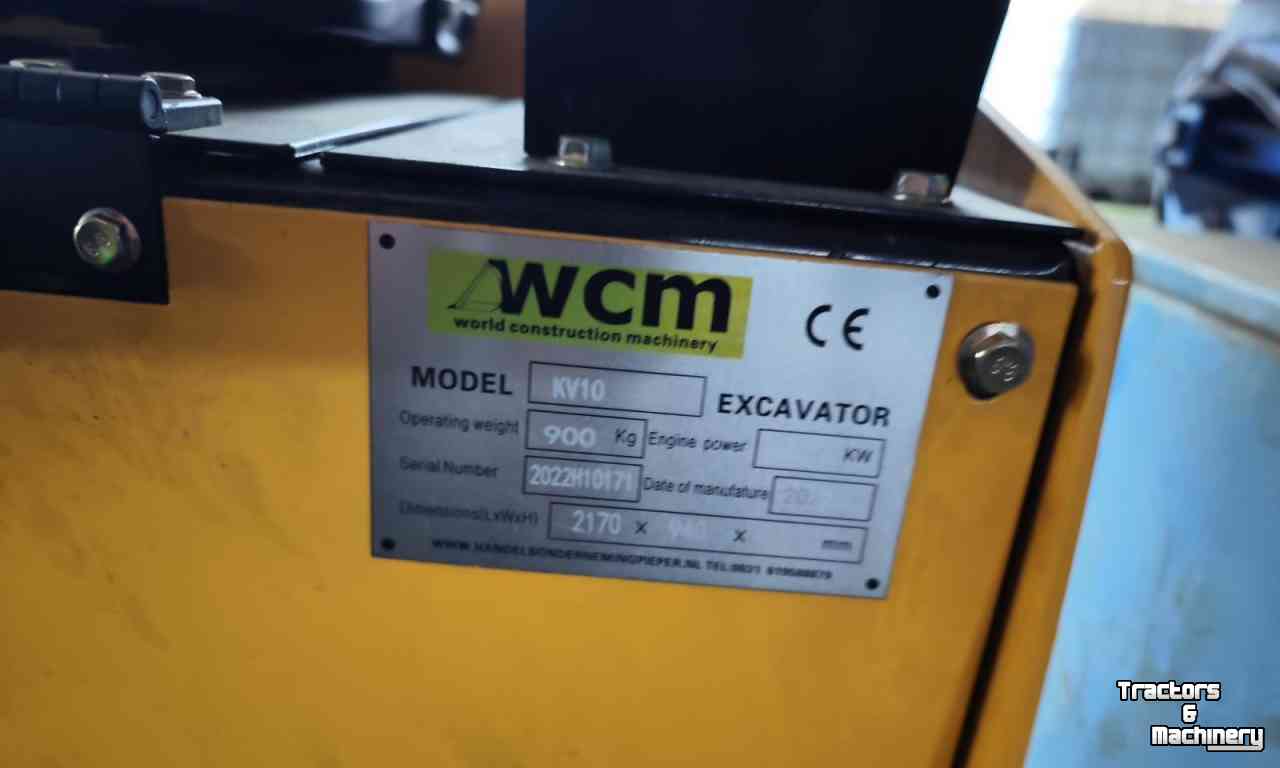 Mini pelleteuse  WCM KV10 Mini-Excavator
