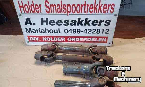 Pièces d&#8216;occasion pour tracteurs Holder Aandrijfas / Drive shaft / Tussenas / Intermediate shaft