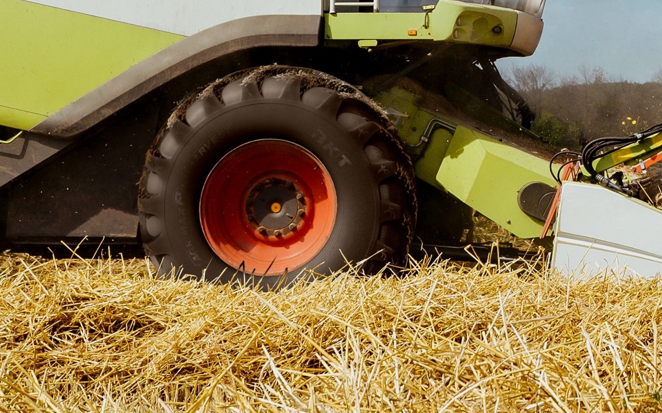 BKT Agrimax tyre for harvesters