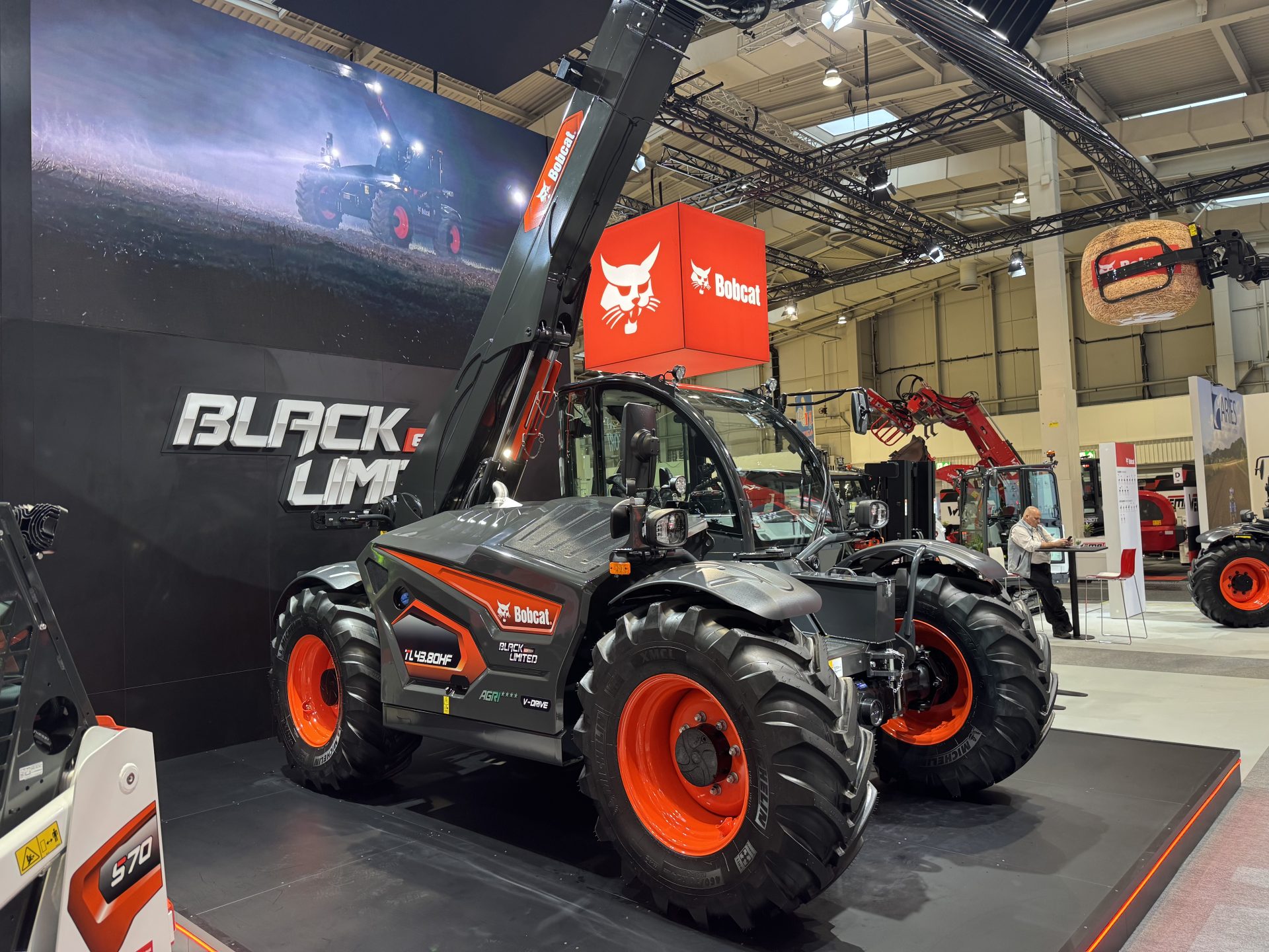Black Bobcat on Agritechnica stage