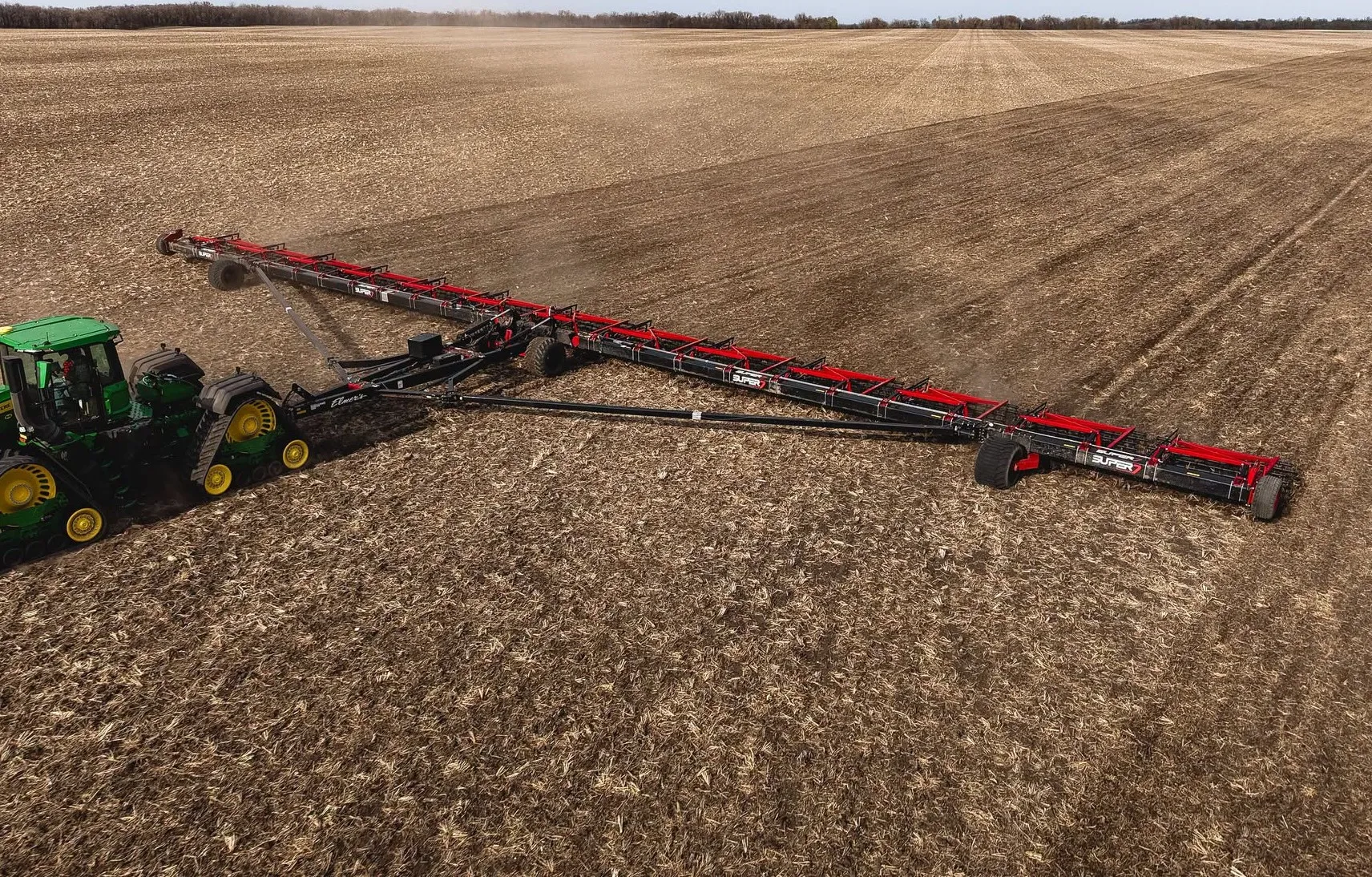 Elmer’s harrow stretches to nearly 40m