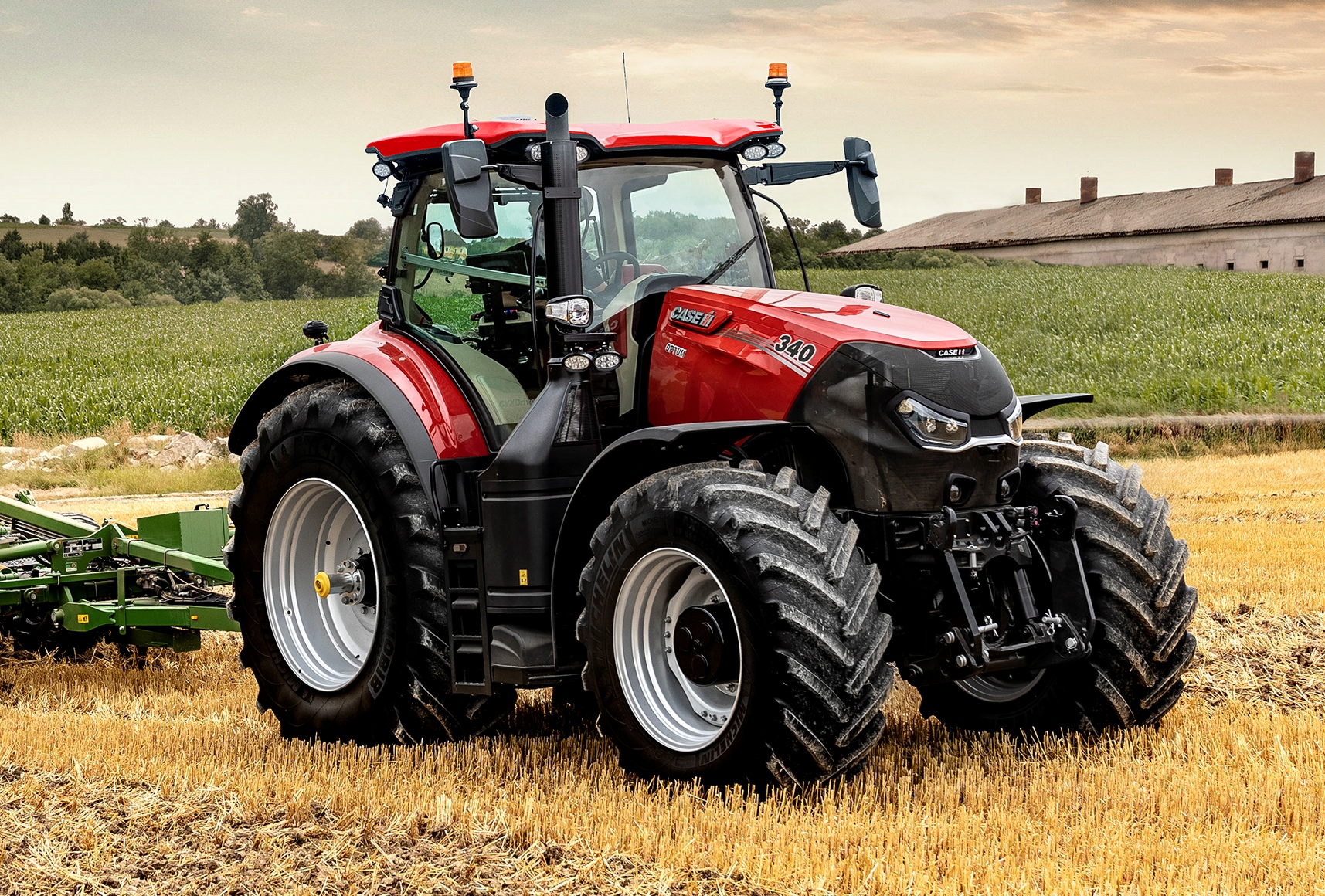 Joystick control of Case IH Optum linkages