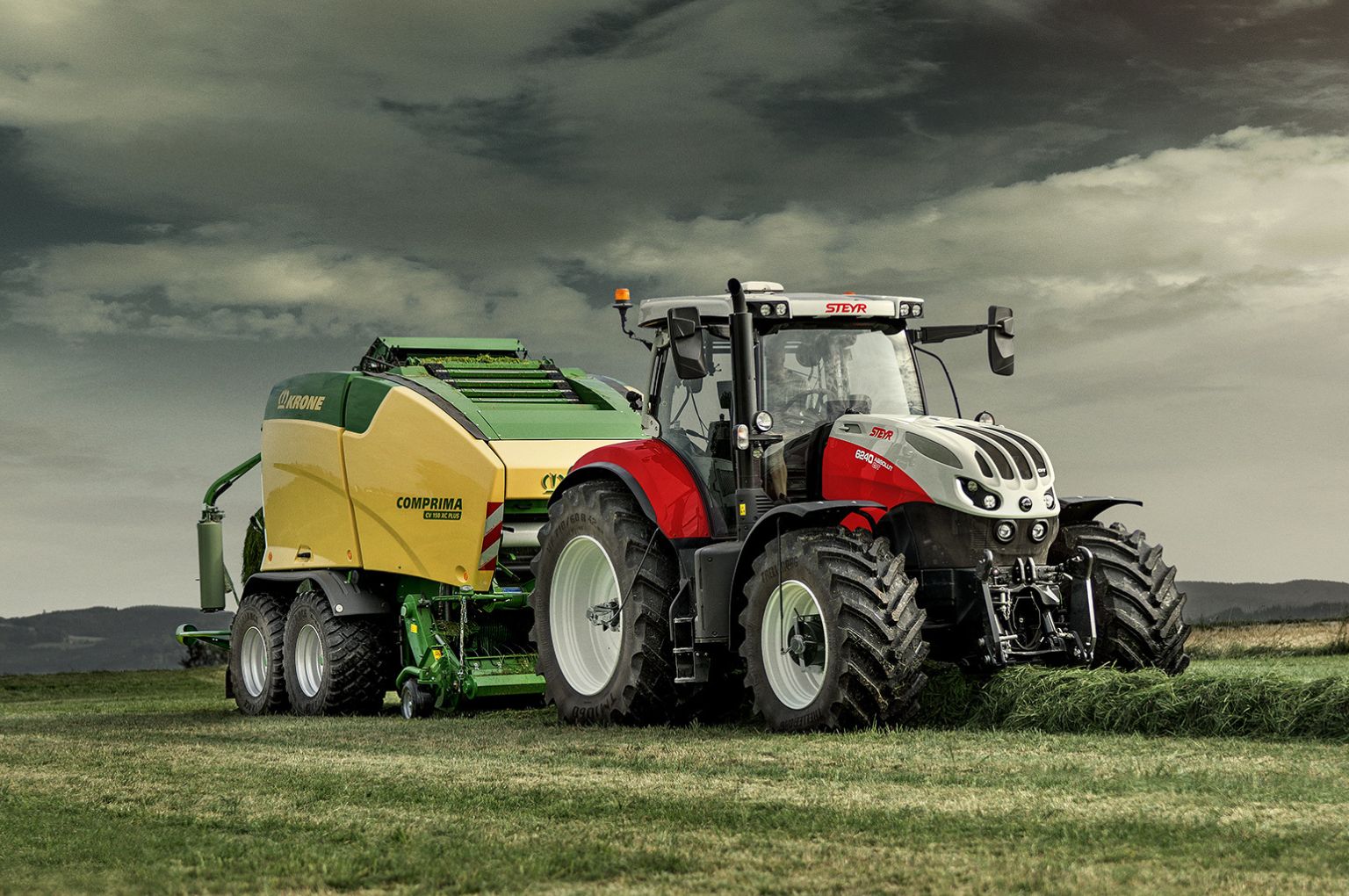 Steyr CTIS saves fuel and protects soil