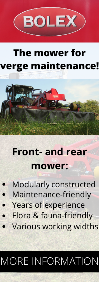 Bolex 3-point mounted roadside verge mowers for sale, available in several working widths !