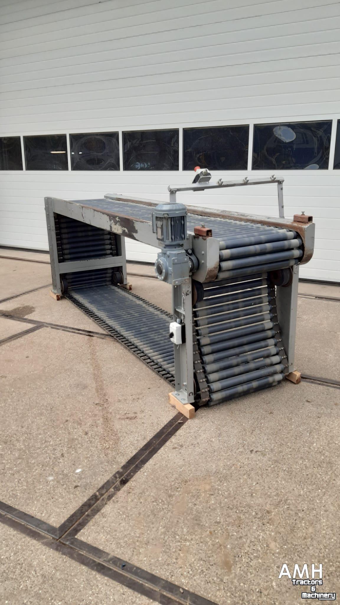 Trieuse Grisnich Rollenleestafel 3050x600 ROLLENLEESTAFEL ROLLER INSPECTION BELT ROLLENVERLESETISCH