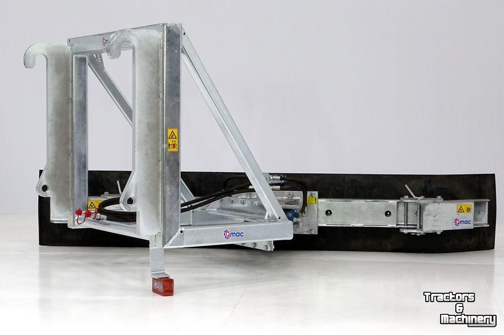 Rabot caoutchouc Qmac 240 HYDR SCHUIN + HOEK JCB Q-FIT