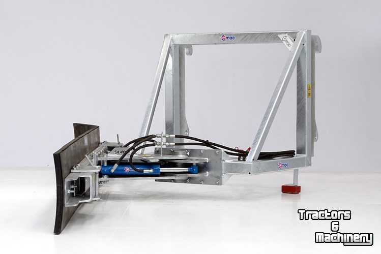 Rabot caoutchouc Qmac Module schuifbalk met rubbermat JCB aanbouw