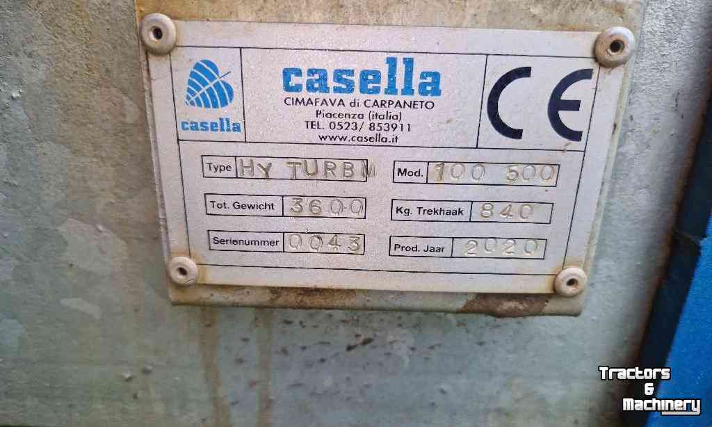 Enrouleur d&#8216;irrigation Casella Regenhaspel 100G500