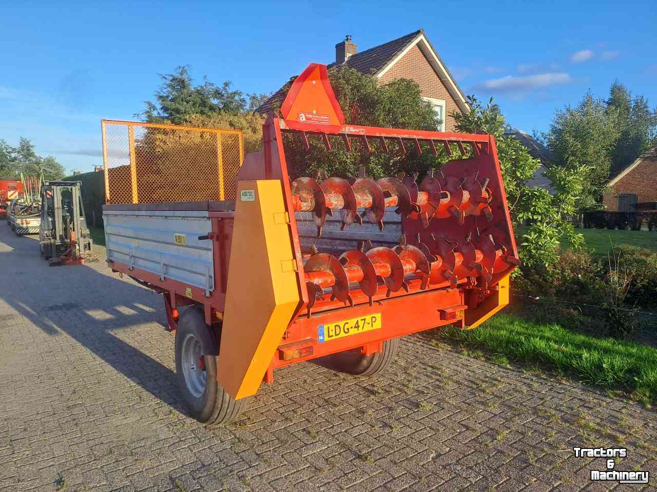 Epandeur de fumier Agromet 5 ton mestrooier mestverspreider
