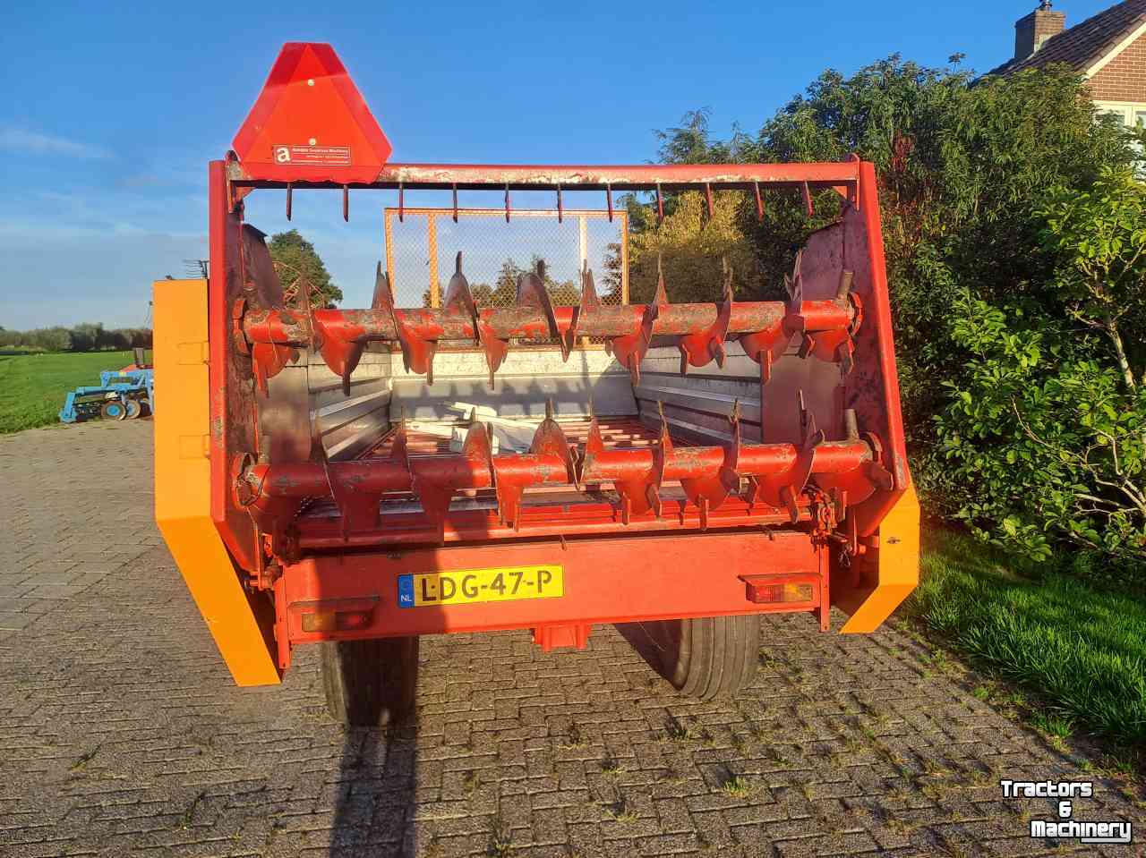 Epandeur de fumier Agromet 5 ton mestrooier mestverspreider