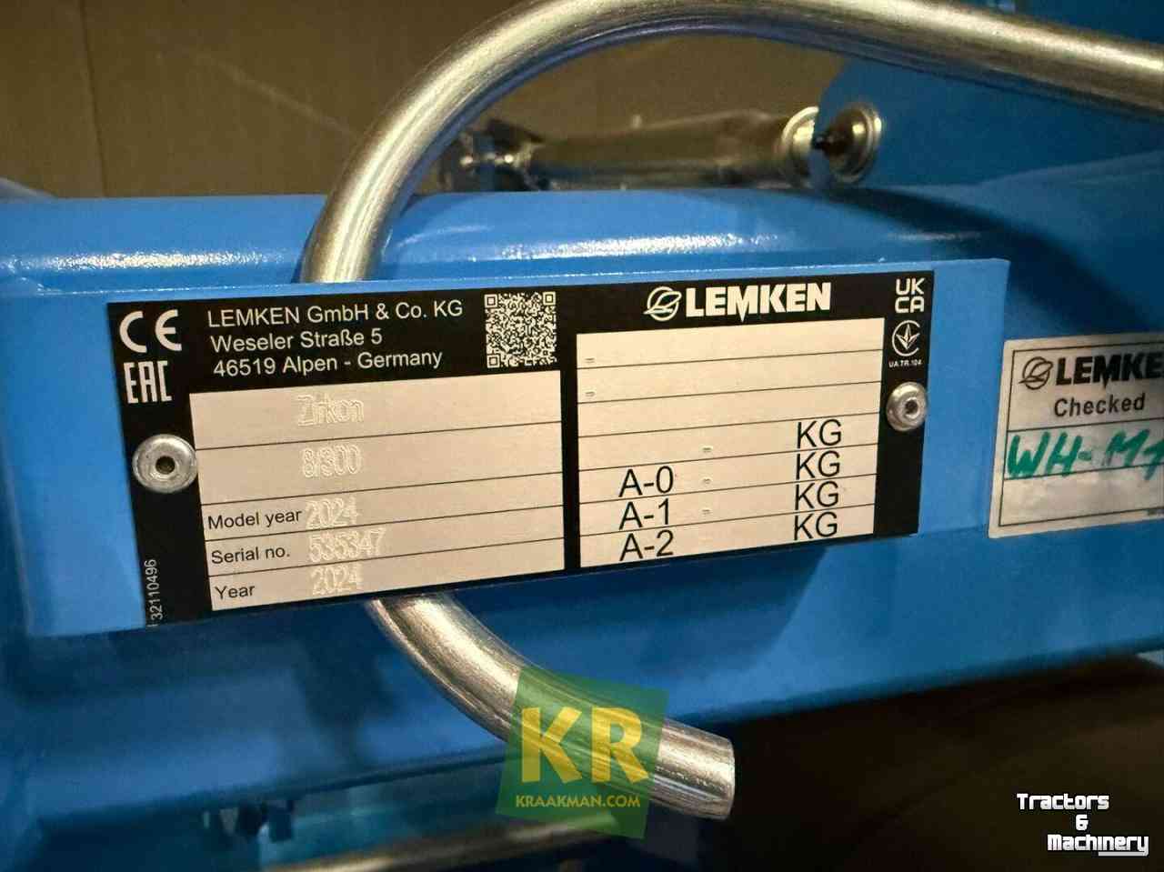Herse rotative Lemken Zirkon 8/300 Rotorkopeg / Kopeg / Rotoreg
