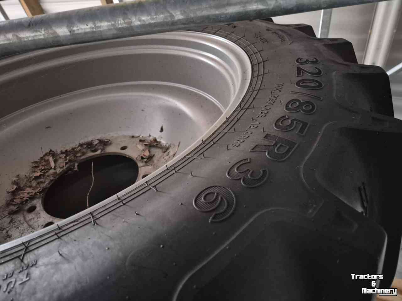 Roues, Pneus, Jantes, Barillets Jumelage Alliance 340/85R48 & 320/85R36