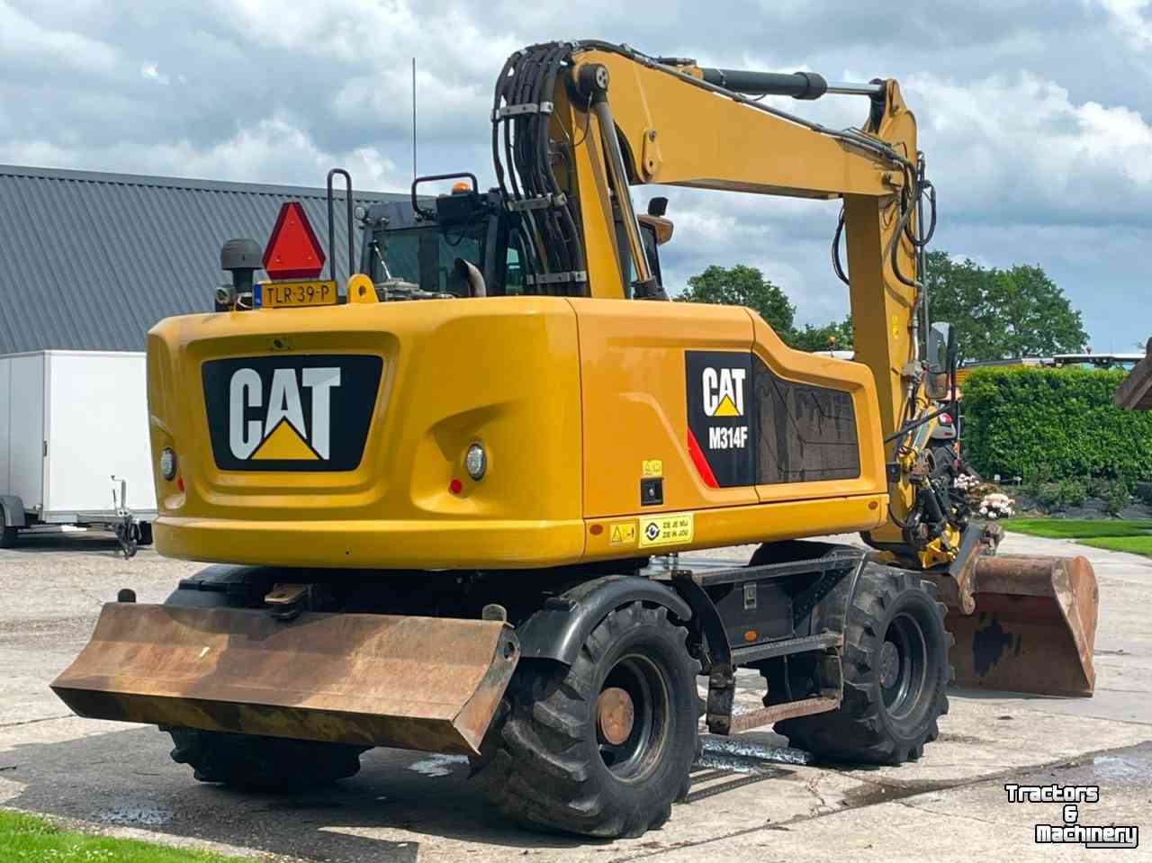 Pelles sur pneus Caterpillar M314F mobiele kraan draaikantelstuk