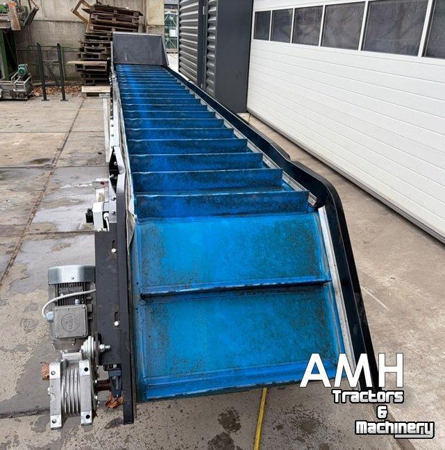 Convoyeur élévateur  7100X800 OPVOERBAND ELEVATORBAND ELEVATOR BELT FÖRDERBAND STEIGBAND