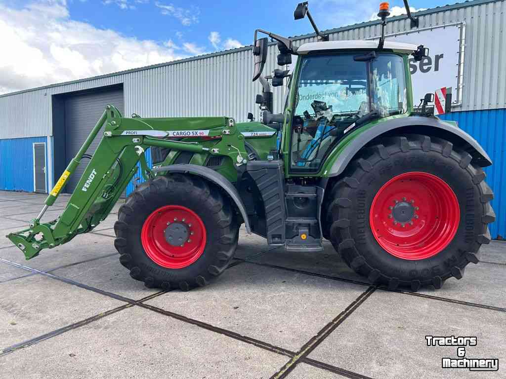 Tracteur Fendt 724 Gen6 Profi + Cargo 5X90