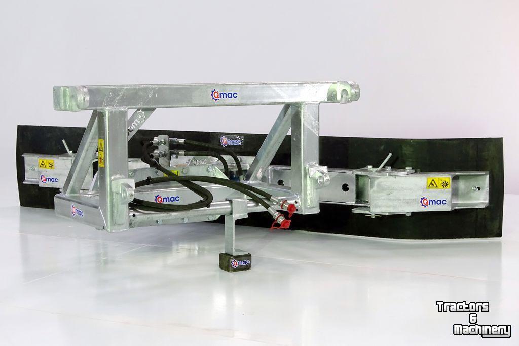 Rabot caoutchouc Qmac 270 HYDR SCHUIN + HOEK EURO