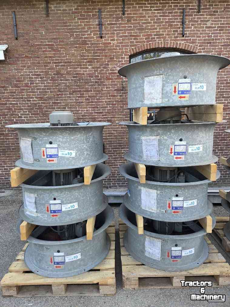 Système de ventilation d‘entrepot  Klima DLM-10SP Tweetoeren Axiaalventilatoren