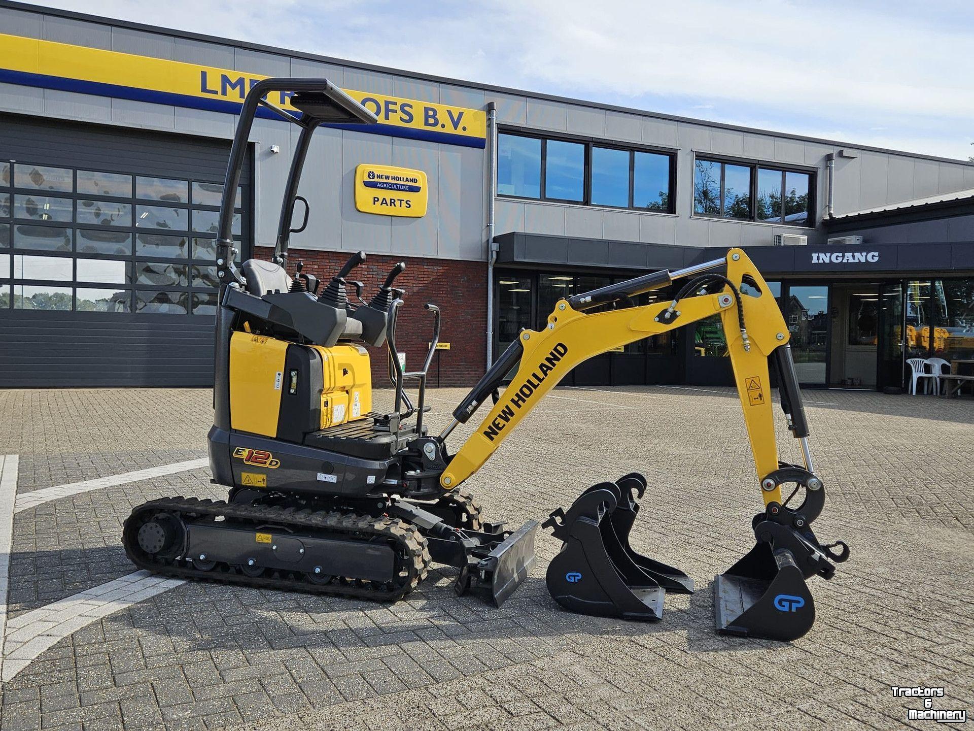 Mini pelleteuse New Holland E12D Rops