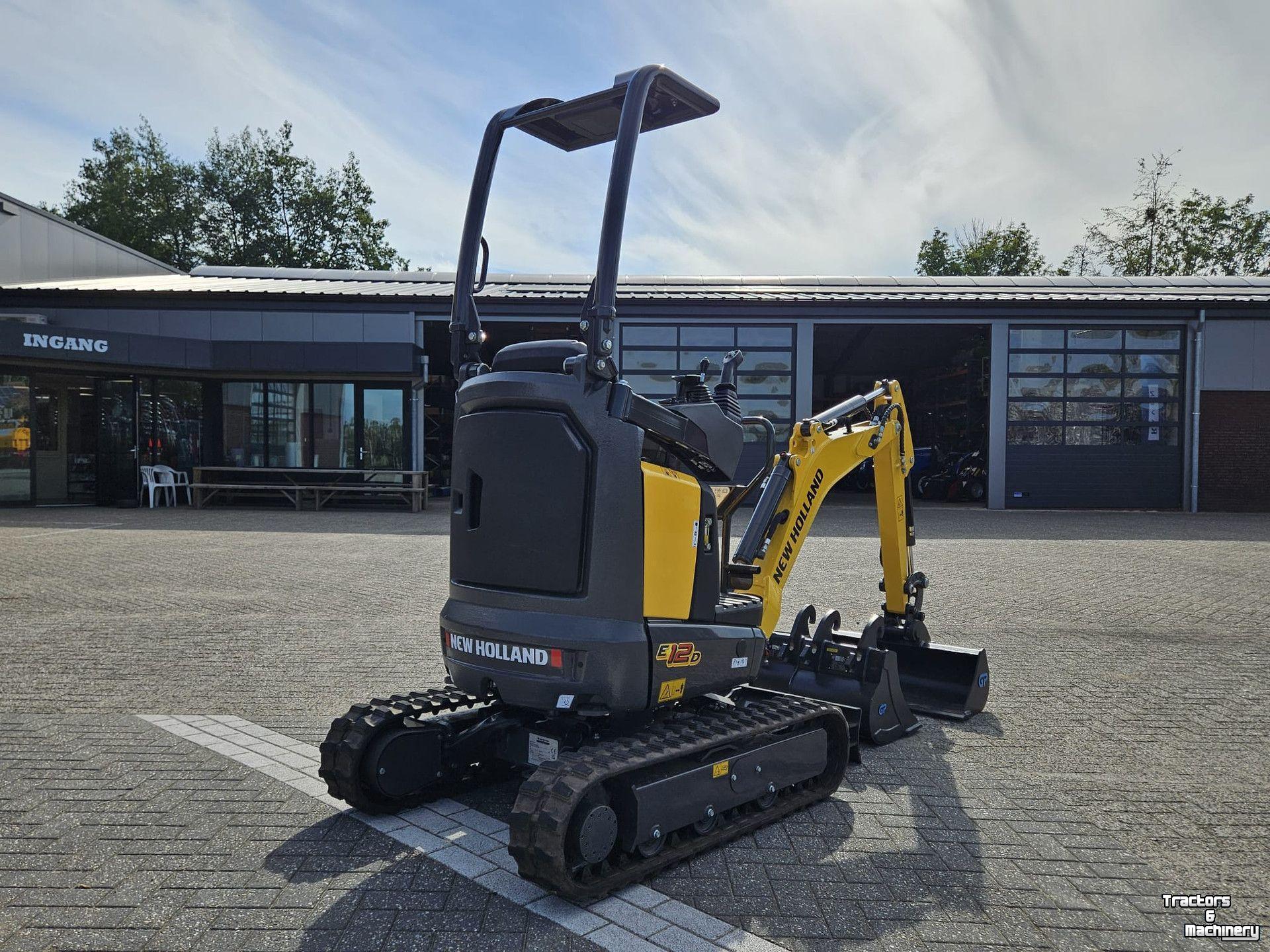 Mini pelleteuse New Holland E12D Rops