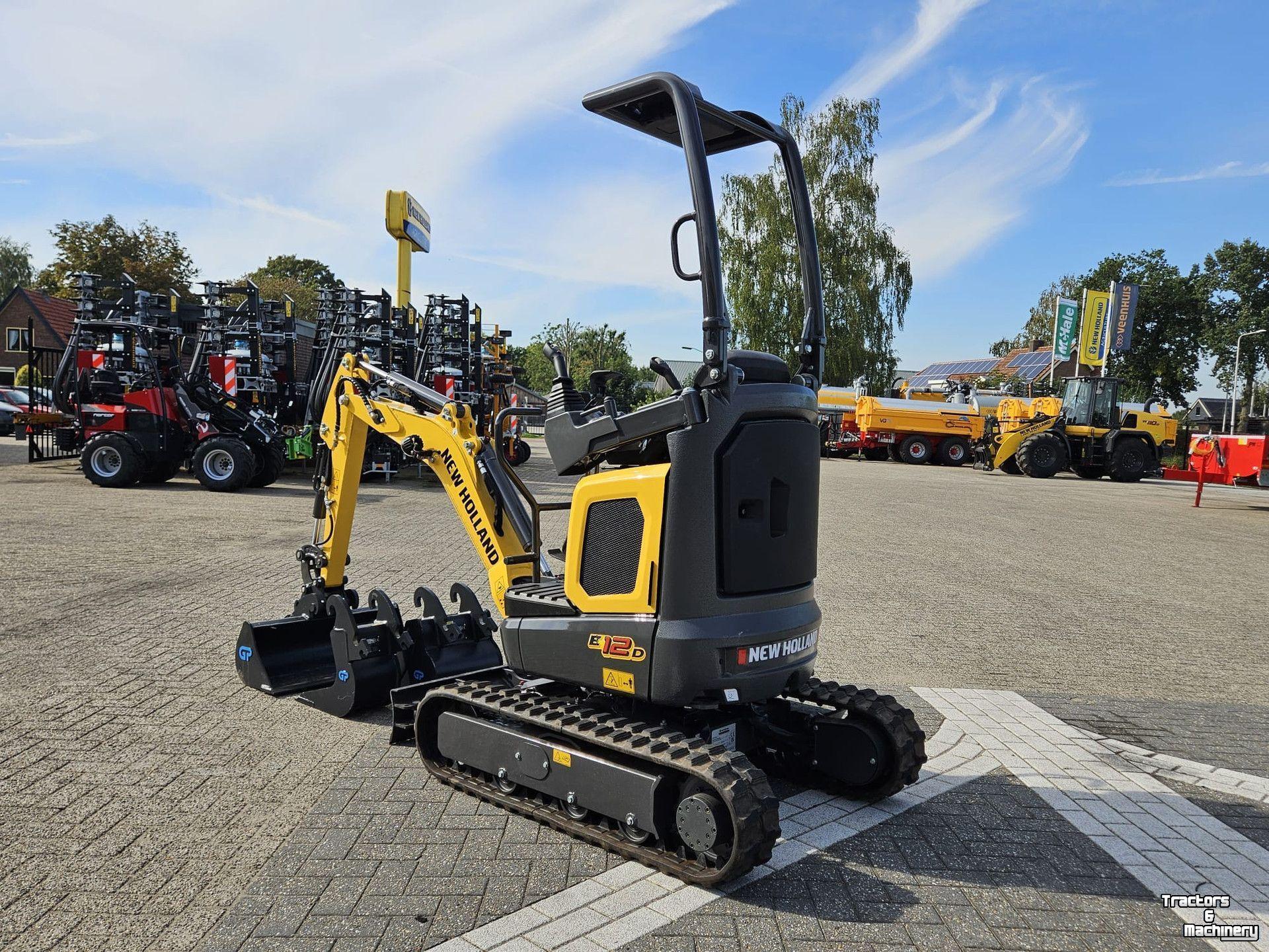 Mini pelleteuse New Holland E12D Rops