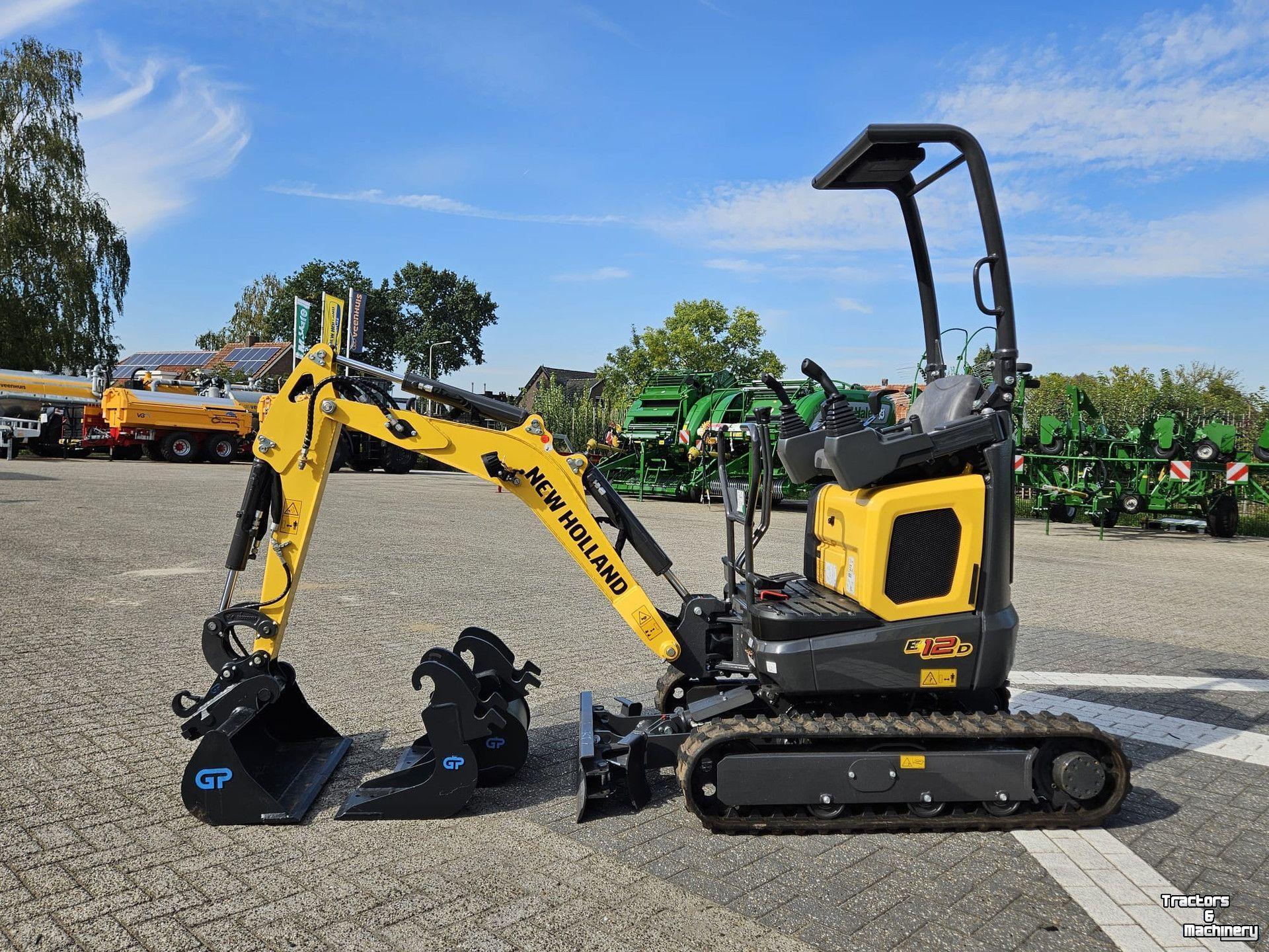 Mini pelleteuse New Holland E12D Rops