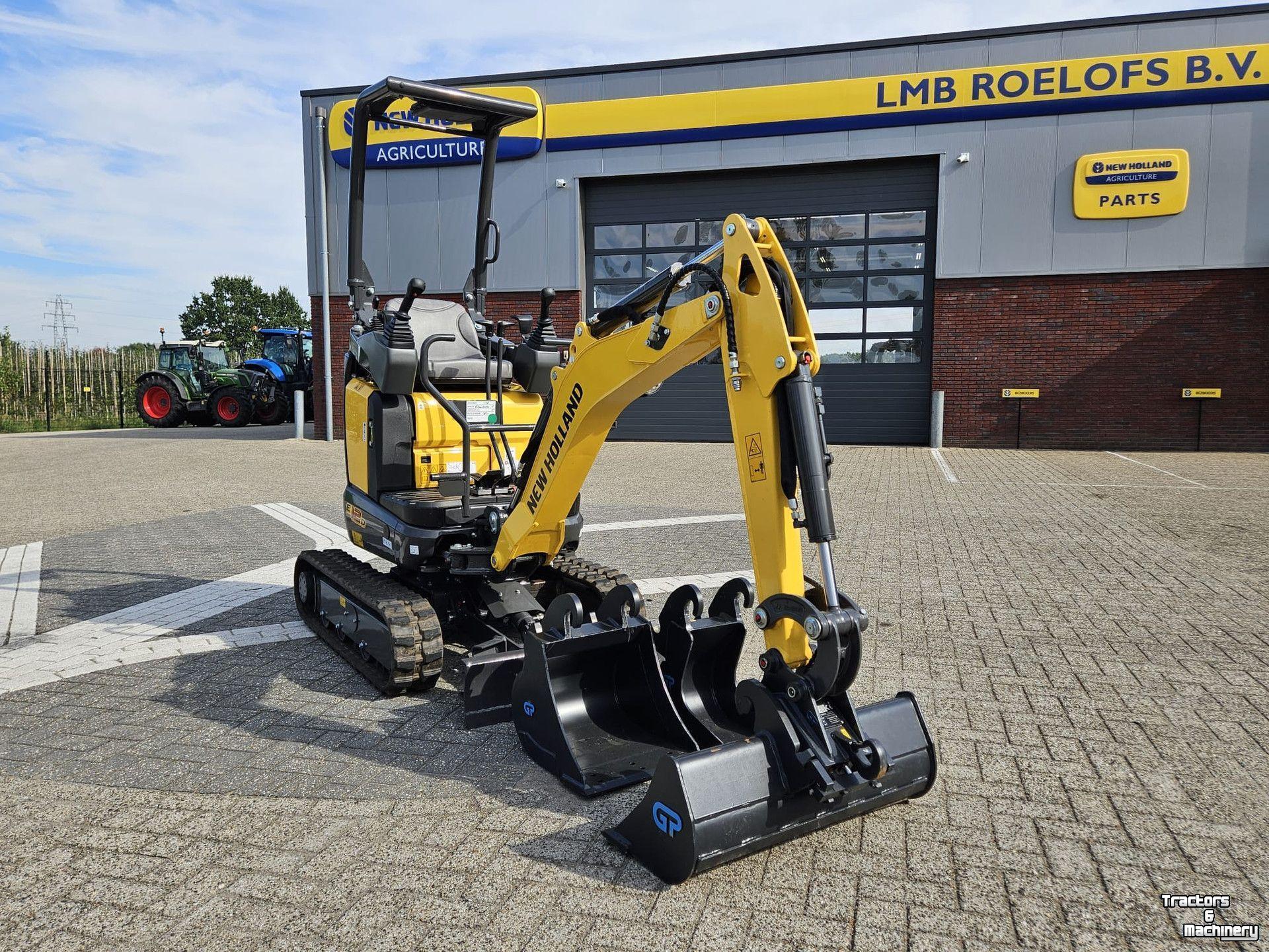 Mini pelleteuse New Holland E12D Rops