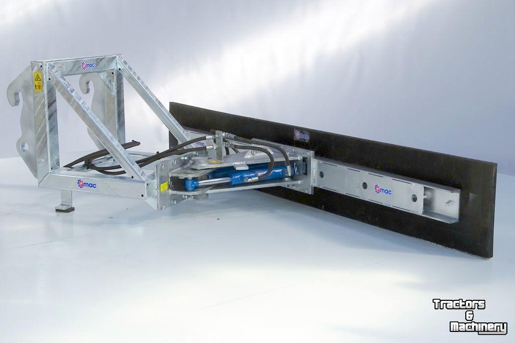 Rabot caoutchouc Qmac 240 HYDR SCHUIN JCB Quick-Hitch
