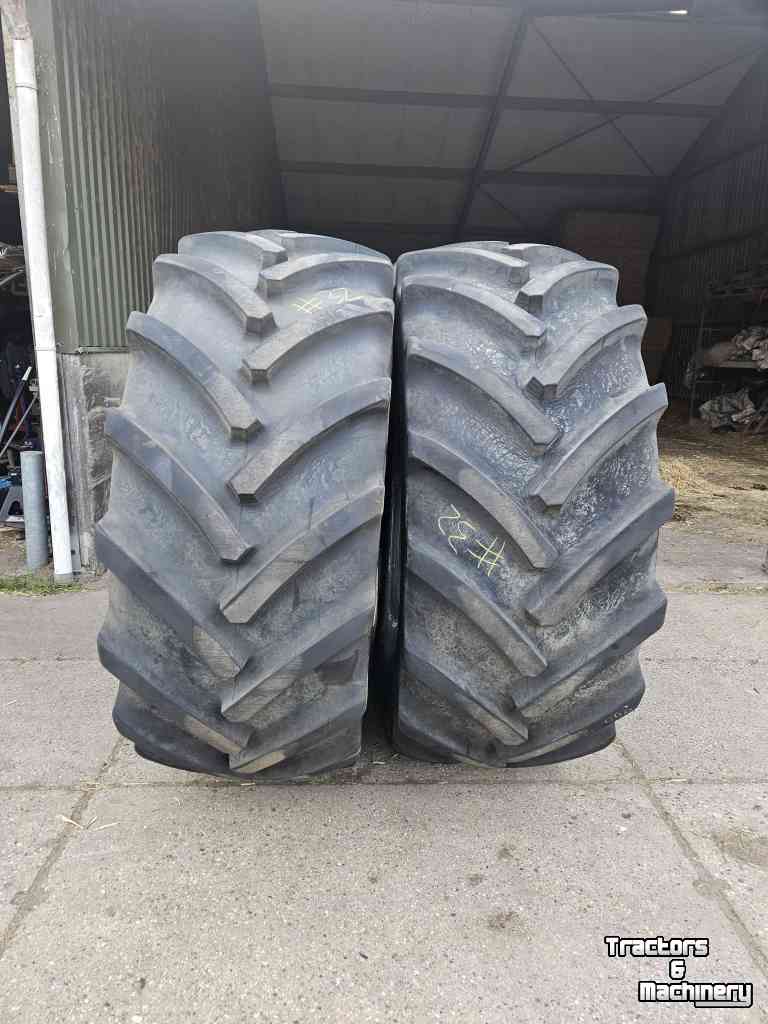 Roues, Pneus, Jantes, Barillets Jumelage Mitas 800/70R38 SFT. 58 mm profiel!