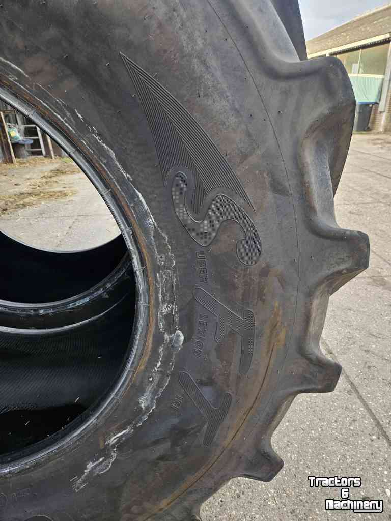Roues, Pneus, Jantes, Barillets Jumelage Mitas 800/70R38 SFT. 58 mm profiel!
