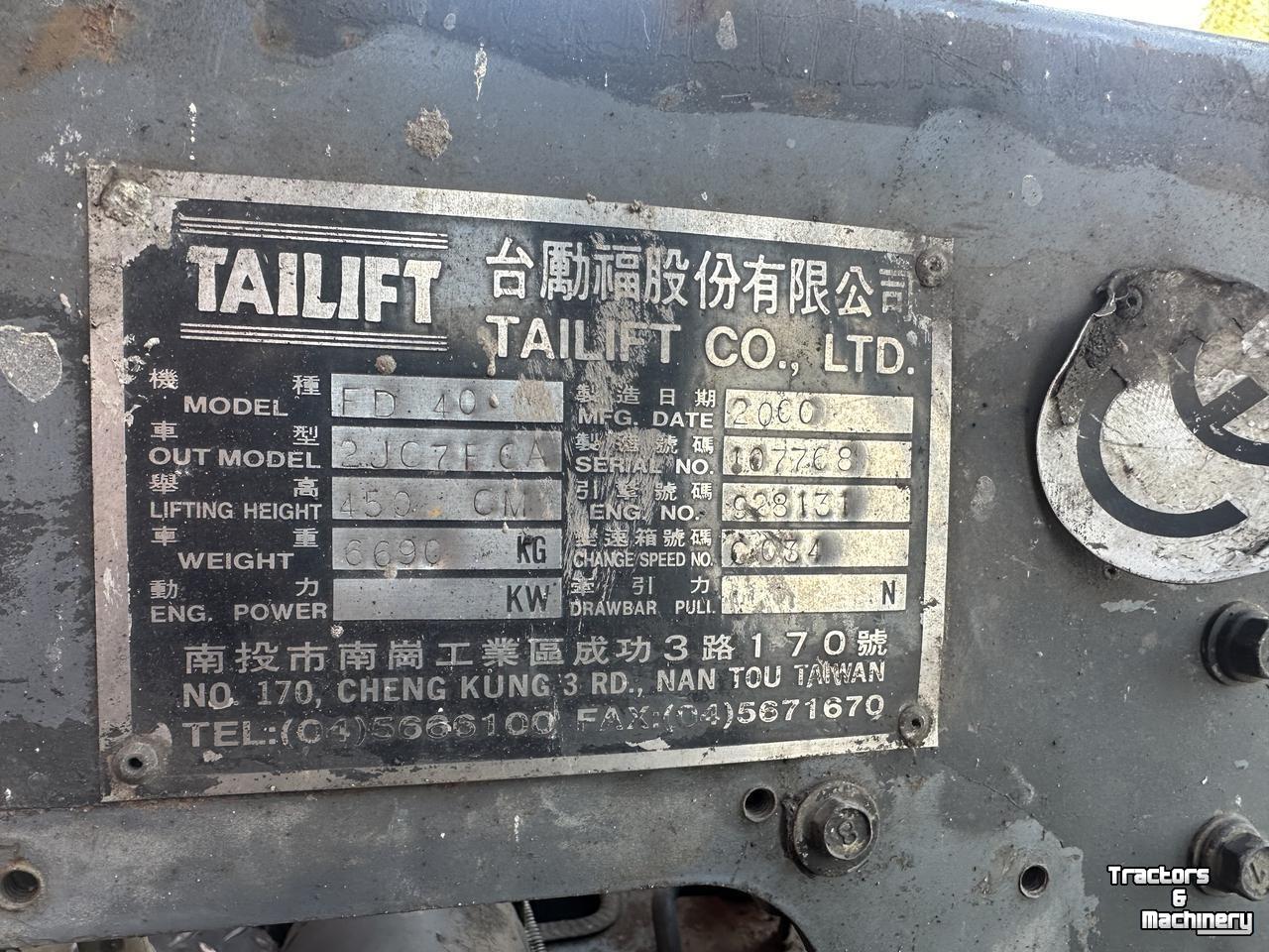 Chariot élévateur Tailift Tailift FD40 heftruck