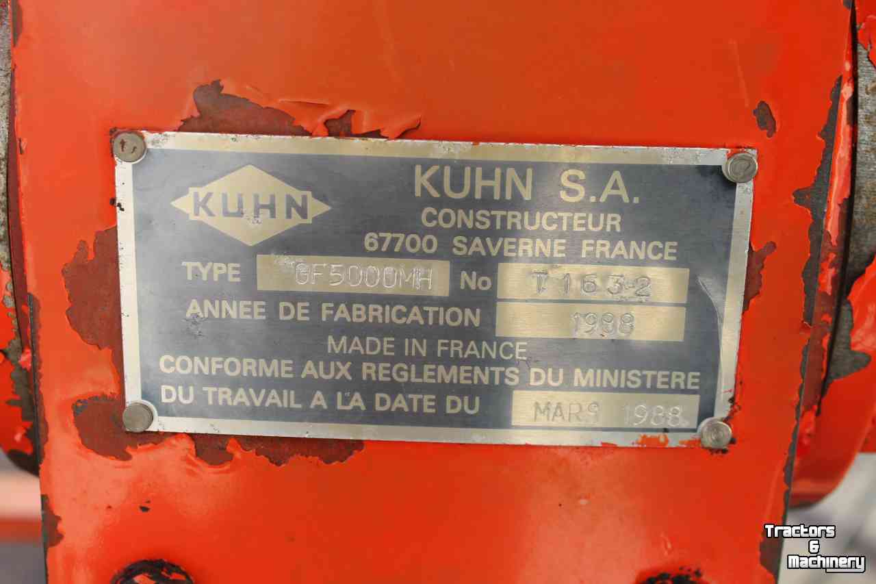 Faneur Kuhn GF5000MH cirkelschudder draaibare koppen
