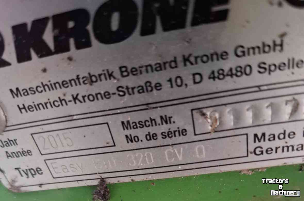 Faucheuse Krone Easycut R320 CV