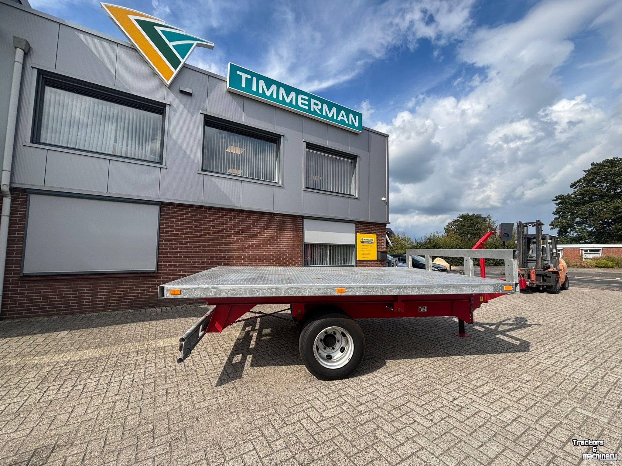 Benne agricole  Plattewagen met weeginrichting