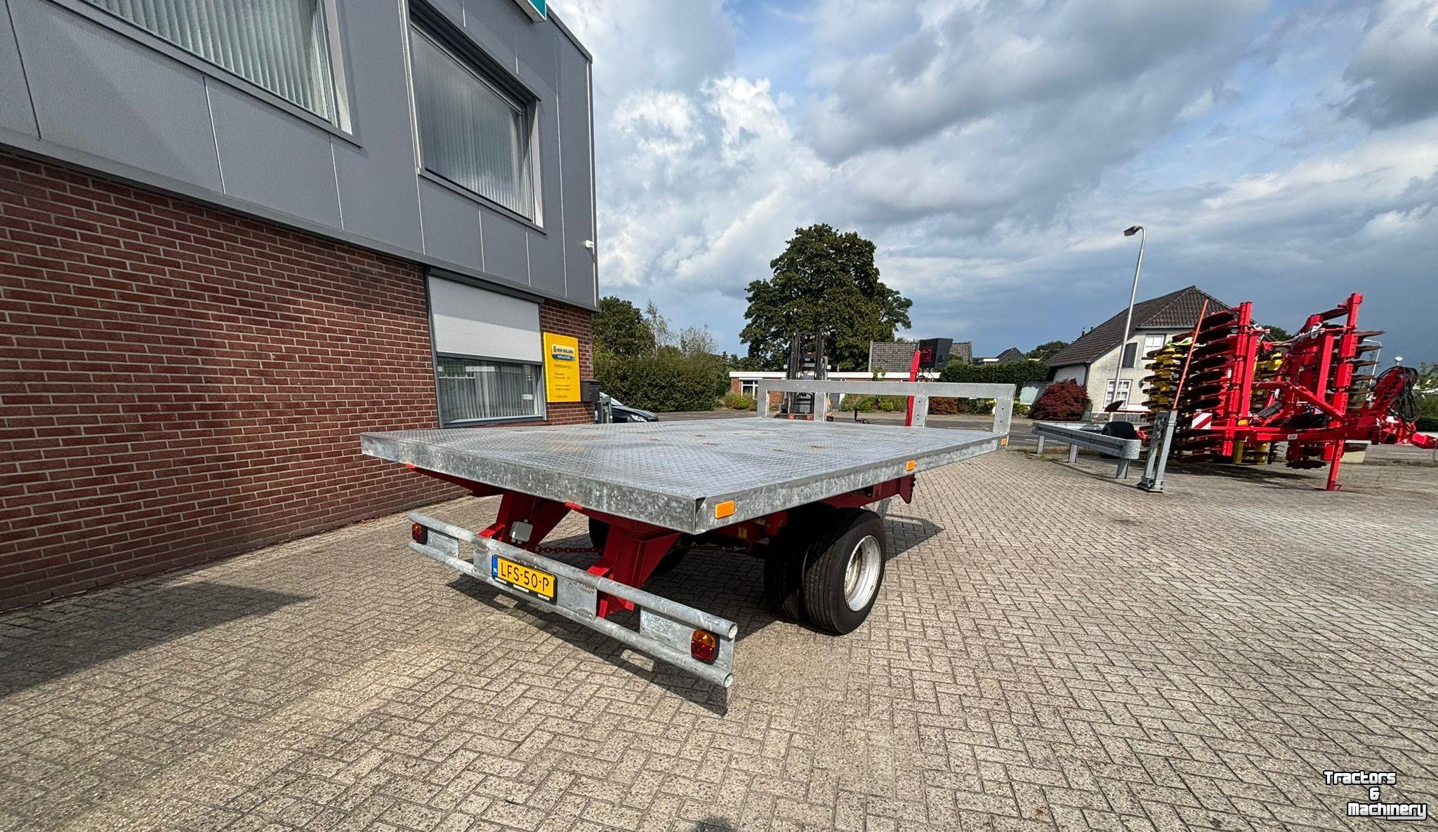 Benne agricole  Plattewagen met weeginrichting