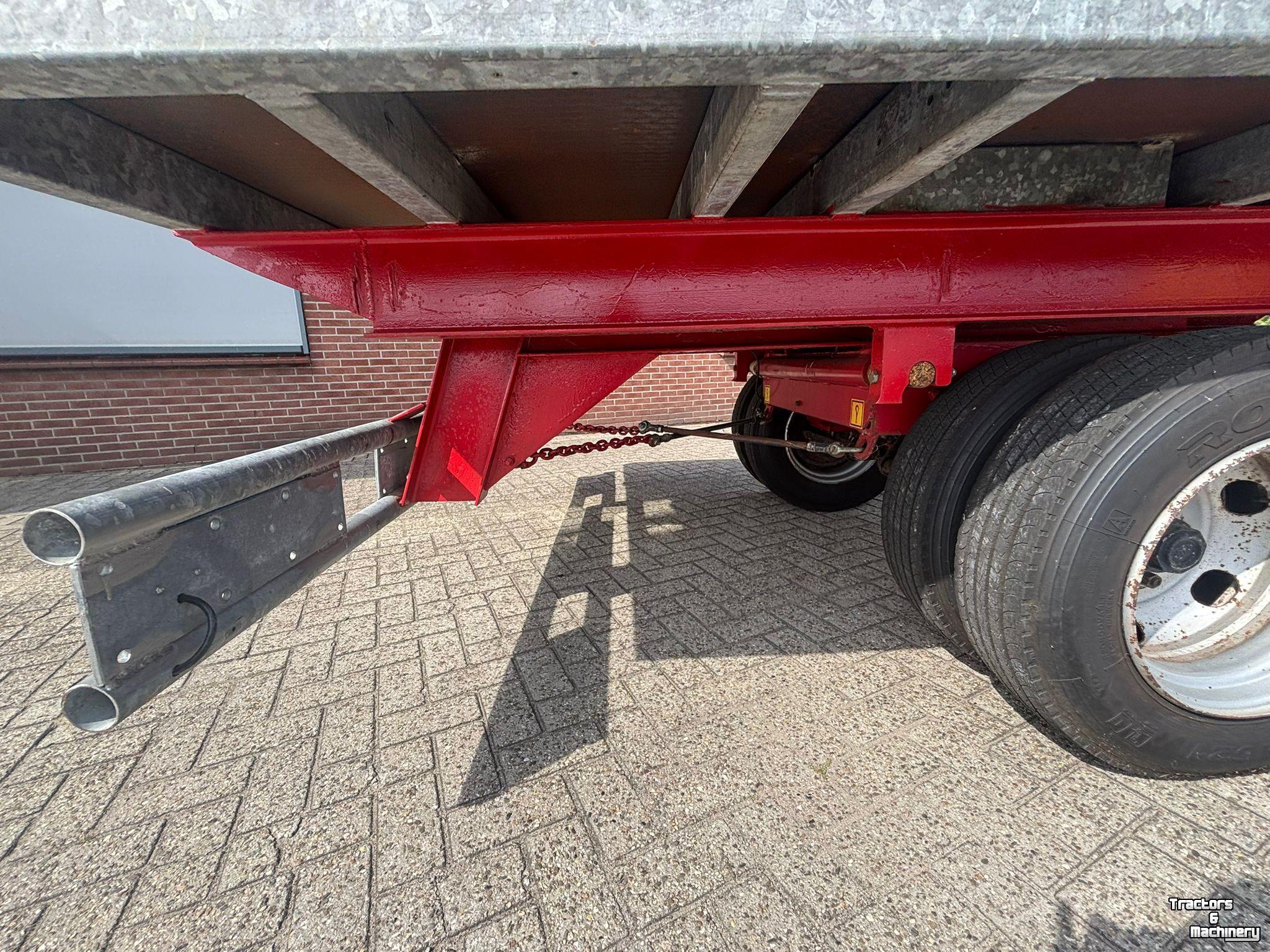 Benne agricole  Plattewagen met weeginrichting
