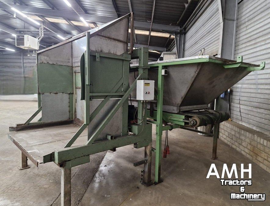 Stockage en bunker  Bunker met uitvoerband+kantelaar – complete set,  Dosierbunker mit Austragsband inklusive Kistenkipper (Komplettset)