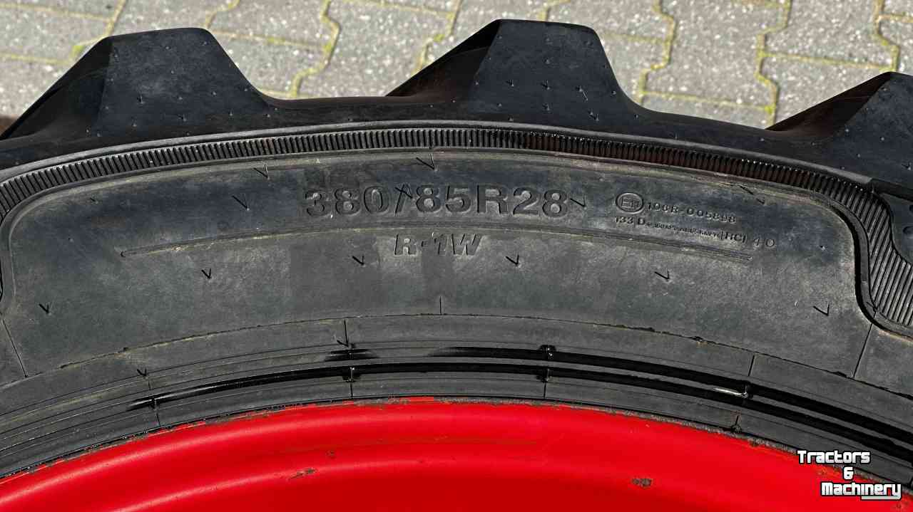 Roues, Pneus, Jantes, Barillets Jumelage Alliance 380/85R28, Fendt 310,311,312