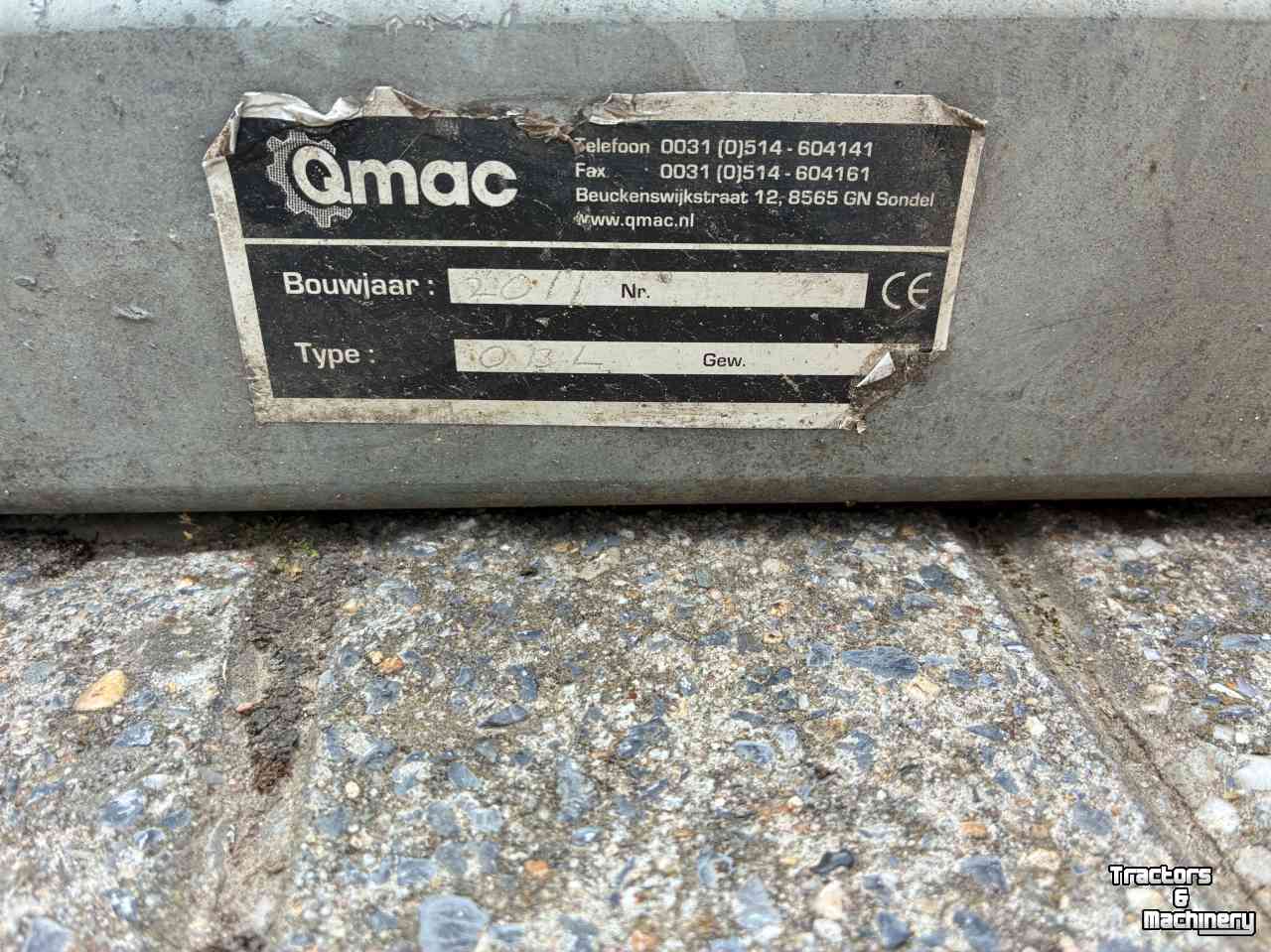 Autres pièces d’équipement et accessoires Qmac werktuigendrager