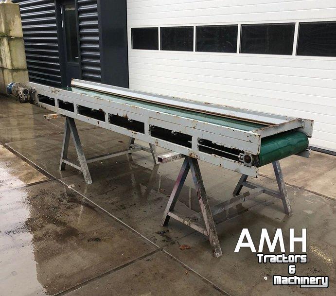 Convoyeur  3500X600 TRANSPORTBAND VLAKKE BAND FLAT BELT CONVEYOR BELT FLACHBAND FÖRDERBAND