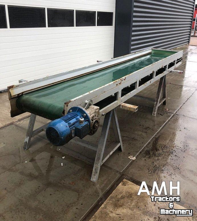 Convoyeur  3500X600 TRANSPORTBAND VLAKKE BAND FLAT BELT CONVEYOR BELT FLACHBAND FÖRDERBAND