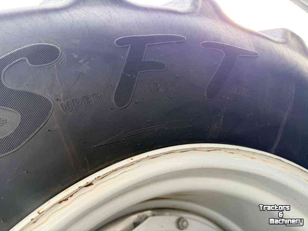 Roues, Pneus, Jantes, Barillets Jumelage Trelleborg 710/70R42 + Mitas 600/70