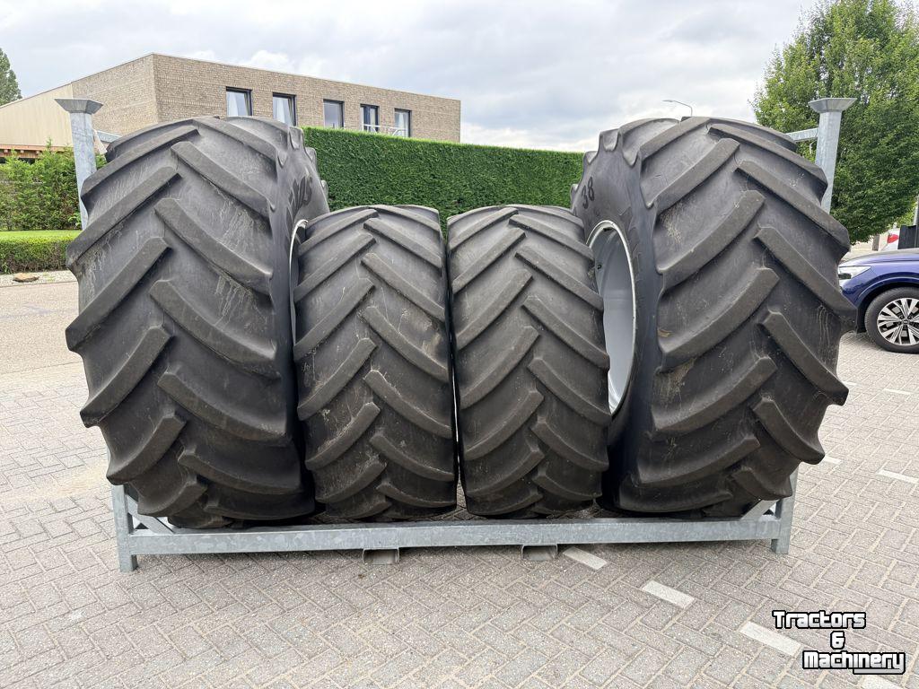 Roues, Pneus, Jantes, Barillets Jumelage Mitas Mitas 800/70R38 & 600/70R30