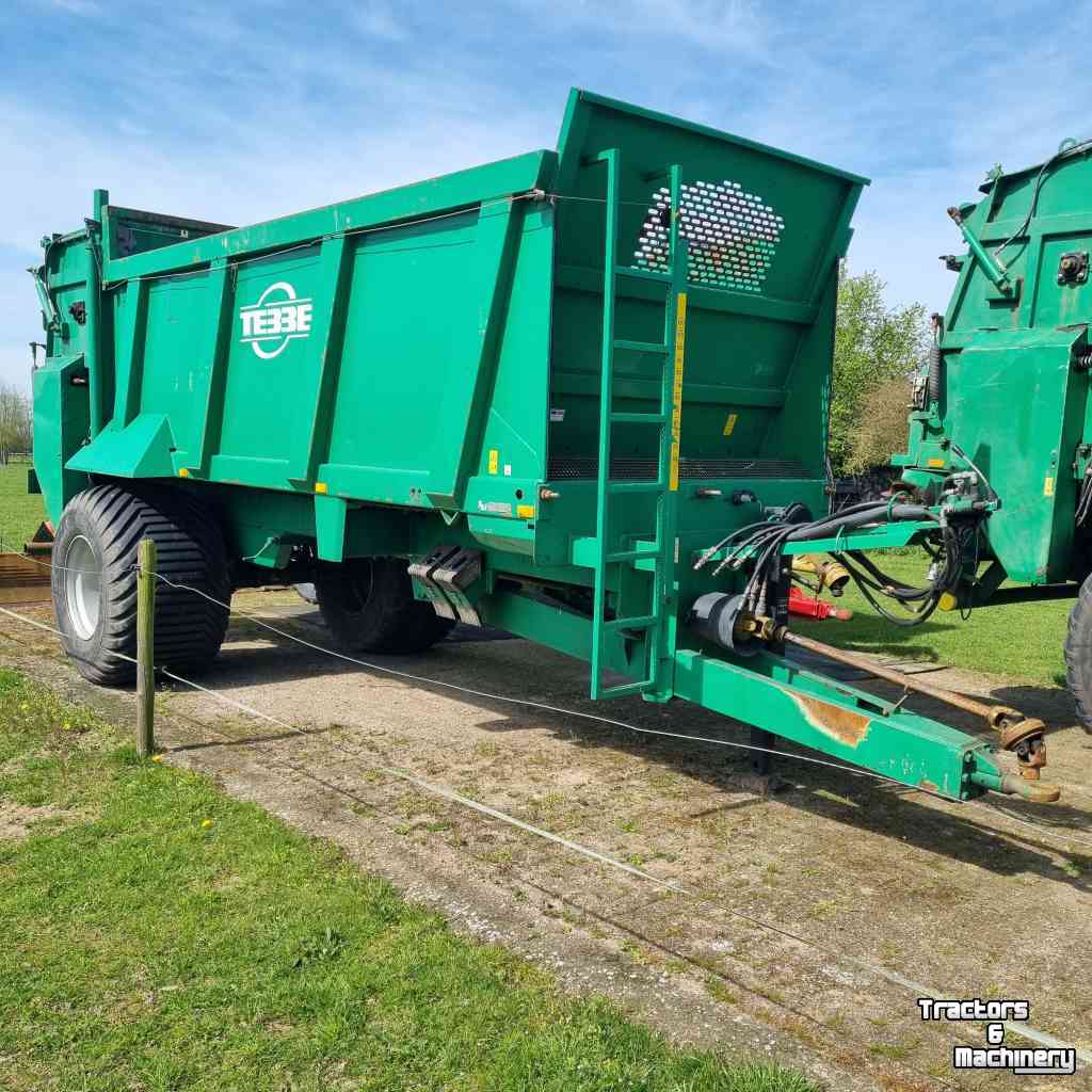 Epandeur de fumier Tebbe HS 120 universeel breedstrooier, mestverspreider, meststrooier