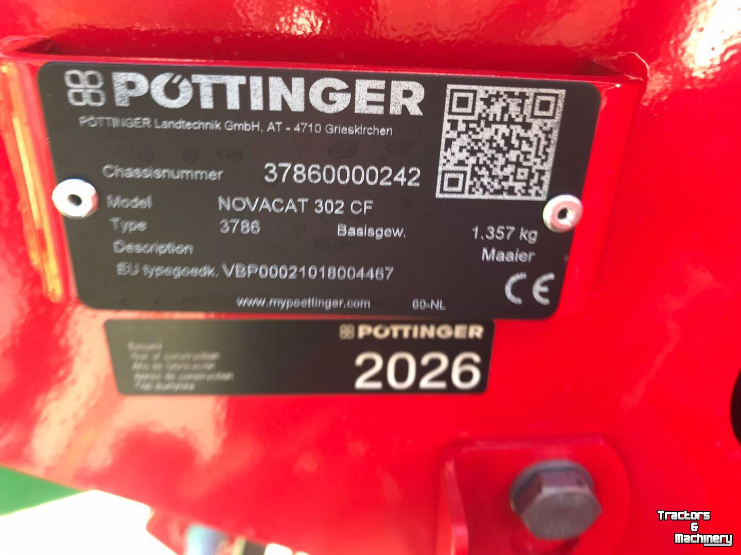 Faucheuse Pottinger Novacat 302