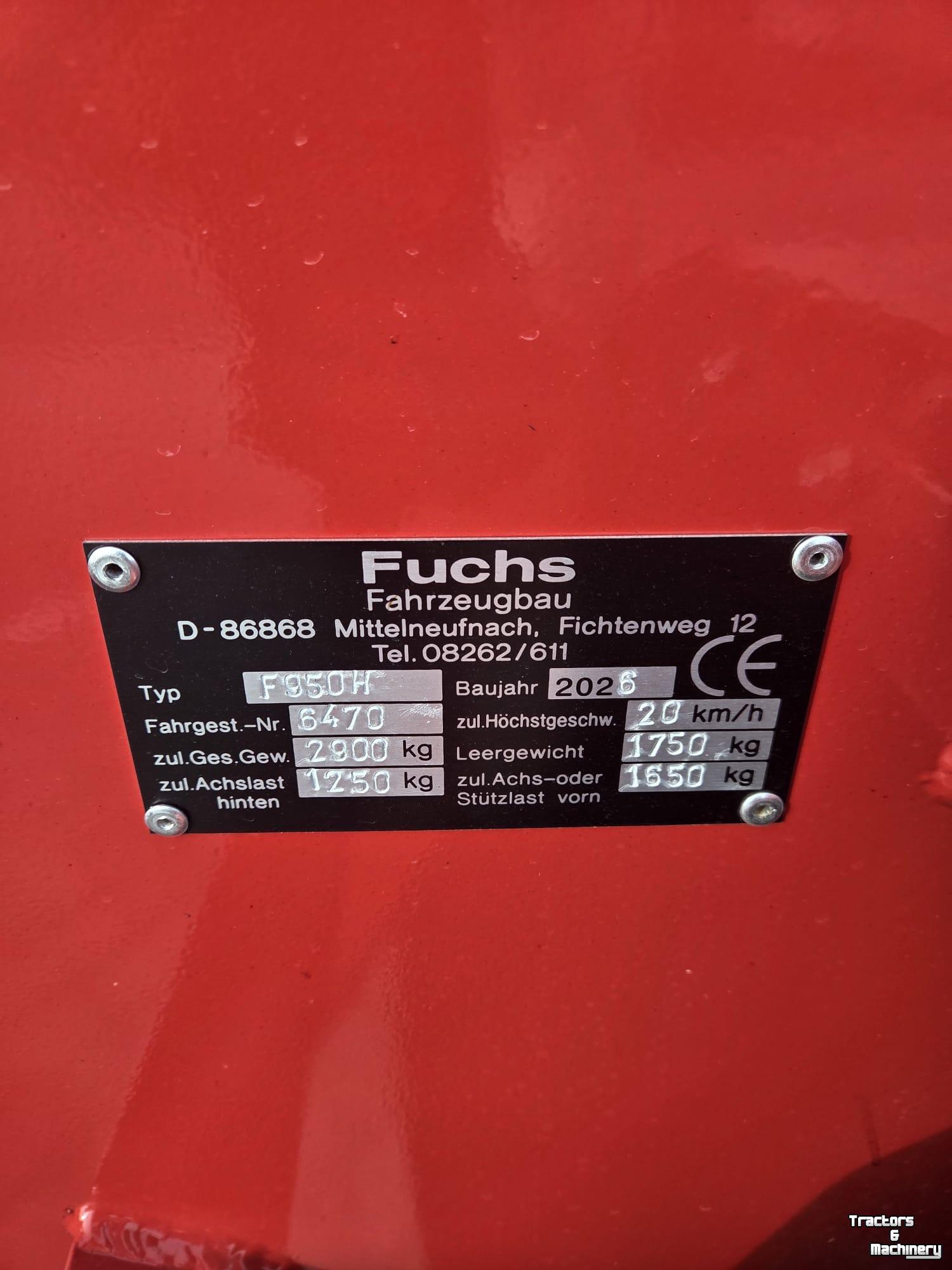 Chargeuse sur pneus Fuchs Fuchs F950H nieuw