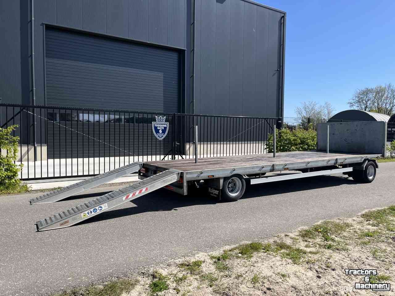Remorque pour camion  Kuiper KD7002 Schamel aanhanger luchtgeremd