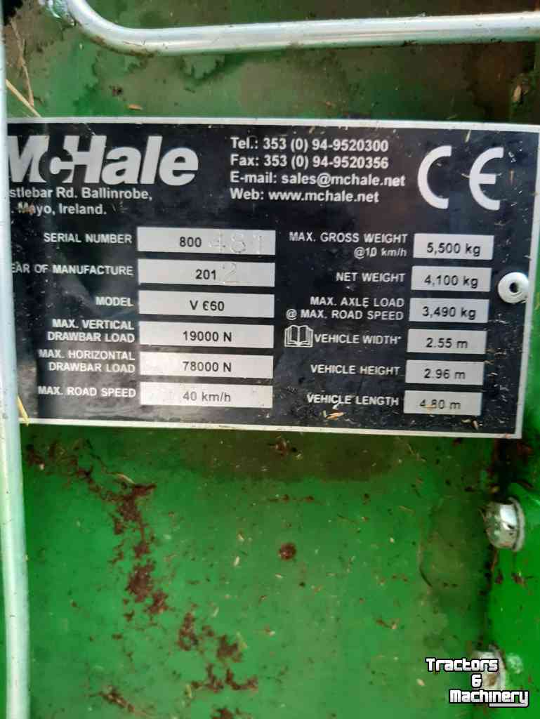 Presses McHale V660 Perswikkel combinatie