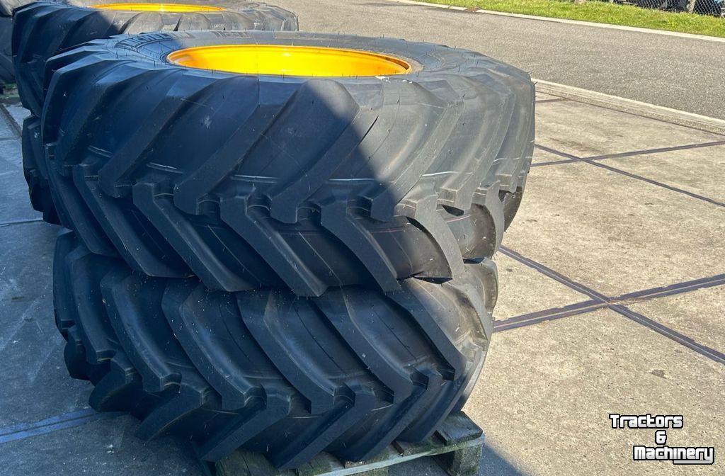Roues, Pneus, Jantes, Barillets Jumelage Michelin 4x XMCL 480/80R26 JCB 12g.