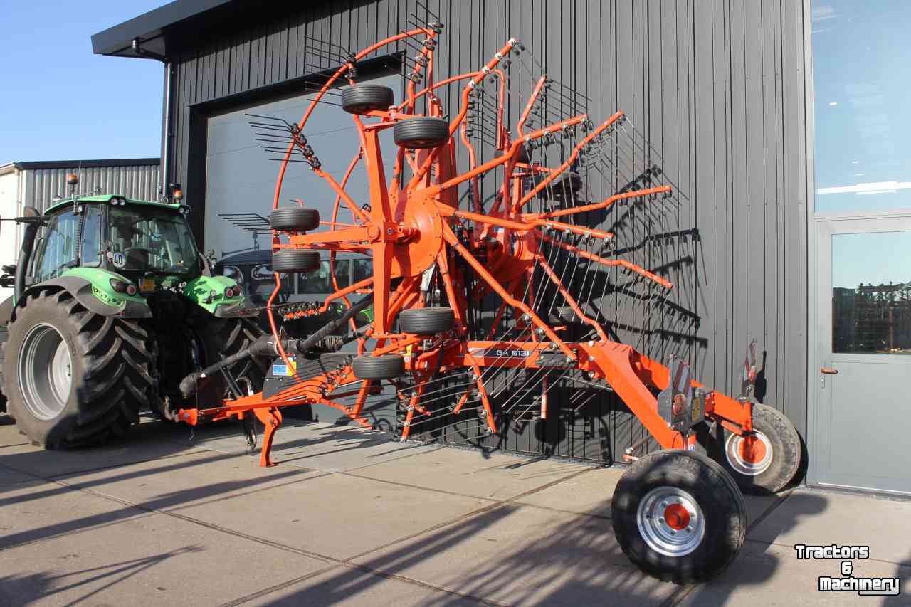 Andaineur Kuhn GA8131 dubbele cirkelhark wiersmachine hydraulische breedteverstelling