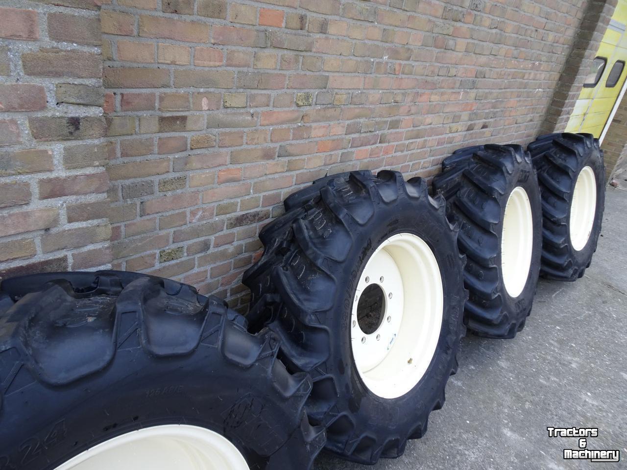 Roues, Pneus, Jantes, Barillets Jumelage BKT 380/70R24